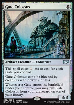 Ravnica Allegiance 232/259 Gate Colossus (Promo Foil)