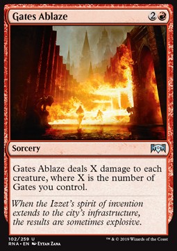 Ravnica Allegiance 102/259 Gates Ablaze