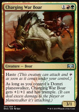 Ravnica Allegiance 271/259 Charging War Boar