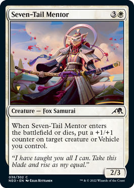 Kamigawa: Neon Dynasty 036/302 Seven-Tail Mentor