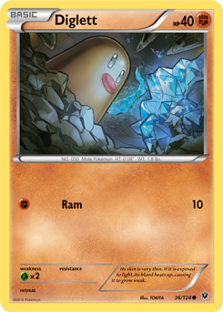 Fates Collide 036/124 Diglett