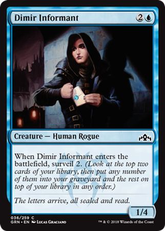 Guilds of Ravnica 036/259 Dimir Informant