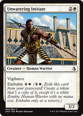 Amonkhet 036/269 Unwavering Initiate