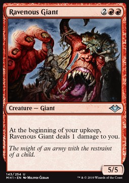 Modern Horizons 143/254 Ravenous Giant