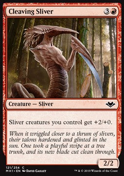 Modern Horizons 121/254 Cleaving Sliver (Foil)