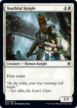 Throne of Eldraine 037/269 Youthful Knight