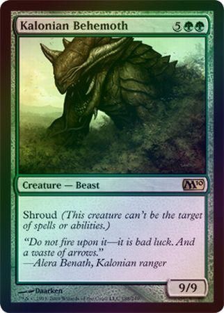 Magic 2010 188/249 Kalonian Behemoth (Foil)