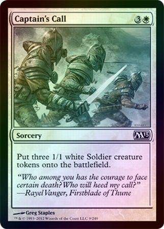 Magic 2013 009/249 Captain's Call (Foil)