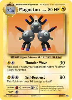 Evolutions 038/108 Magneton (Non-Holo Theme Deck Exclusive)