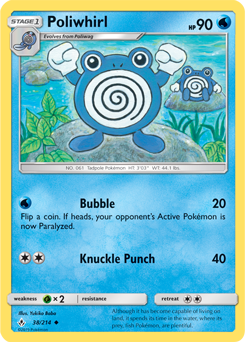 Unbroken Bonds 038/214 Poliwhirl