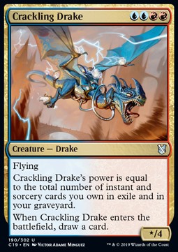 Commander 2019 190/302 Crackling Drake