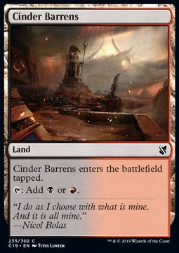 Commander 2019 235/302 Cinder Barrens