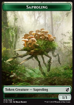 Saproling 019/029 - Manifest 028/029 Commander 2019 Token