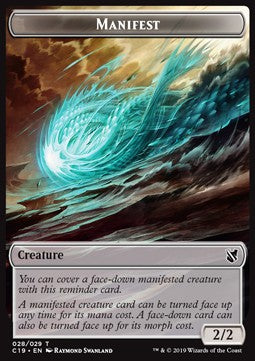 Saproling 019/029 - Manifest 028/029 Commander 2019 Token