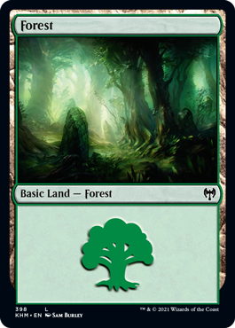 Kaldheim 398 Forest (Foil)