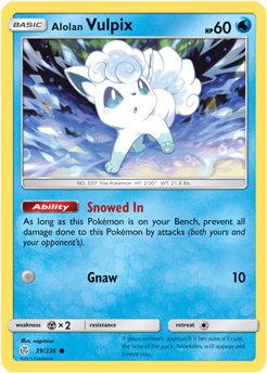 Cosmic Eclipse 039/236 Alolan Vulpix