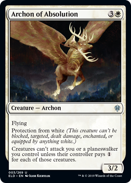 Throne of Eldraine 003/269 Archon of Absolution