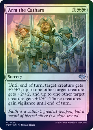 Innistrad: Crimson Vow 003/277 Arm the Cathars (Foil)