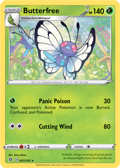 Rebel Clash 003/192 Butterfree