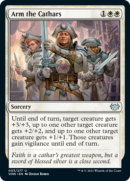 Innistrad: Crimson Vow 003/277 Arm the Cathars