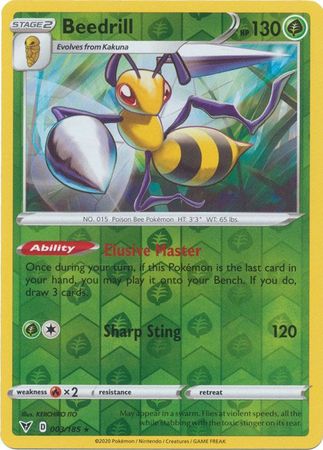 Vivid Voltage 003/185 Beedrill (Reverse Holo)