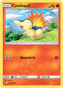 Lost Thunder 040/214 Cyndaquil