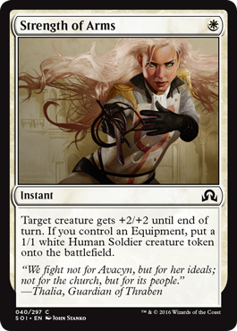 Shadows Over Innistrad 040/297 Strength of Arms