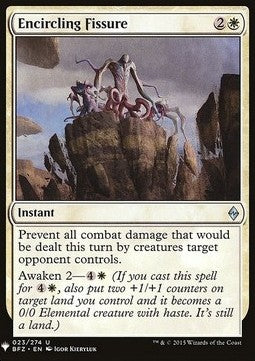 The List - Battle for Zendikar 023/274 Encircling Fissure