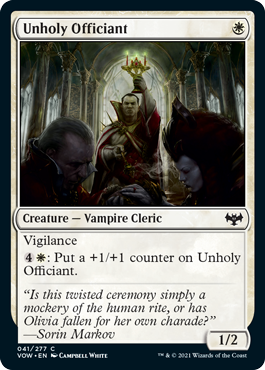 Innistrad: Crimson Vow 041/277 Unholy Officiant