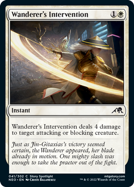 Kamigawa: Neon Dynasty 041/302 Wanderer's Intervention