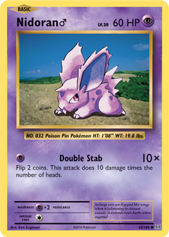 Evolutions 043/108 Nidoran (M)