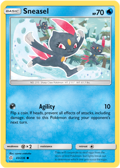 Cosmic Eclipse 043/236 Sneasel