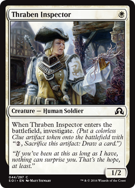 Shadows Over Innistrad 044/297 Thraben Inspector