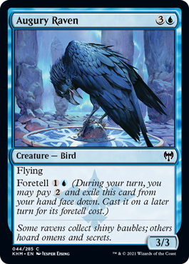 Kaldheim 044/285 Augury Raven (Foil)