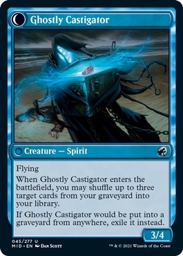 Innistrad: Midnight Hunt 045/277 Covetous Castaway//Ghostly Castigator