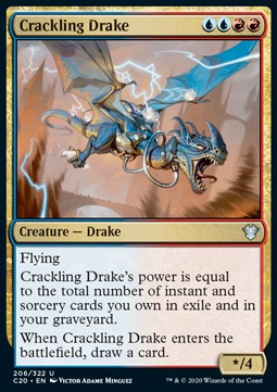 Commander 2020 206/322 Crackling Drake