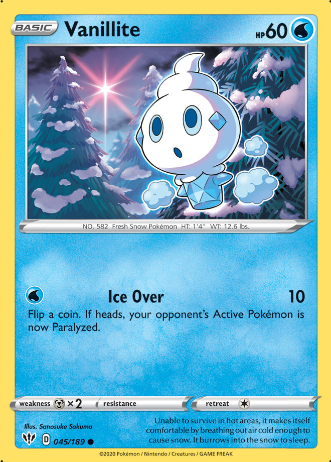 Darkness Ablaze 045/189 Vanillite