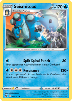 Rebel Clash 046/192 Seismitoad