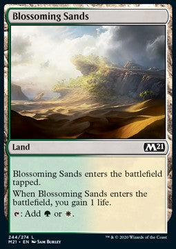 Core Set 2021 244/274 Blossoming Sands (Foil)