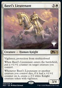 Core Set 2021 009/274 Basri's Lieutenant (Stamped)