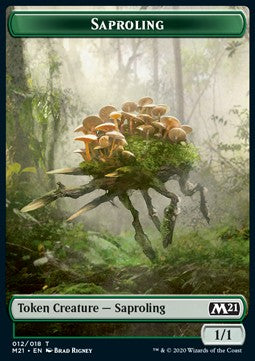 Saproling 012/018 Core Set 2021 Token