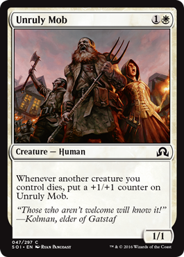 Shadows Over Innistrad 047/297 Unruly Mob