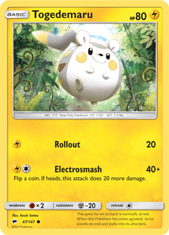 Burning Shadows 047/147 Togedemaru