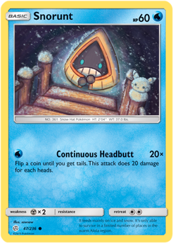 Cosmic Eclipse 047/236 Snorunt