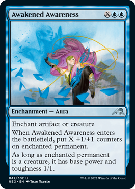 Kamigawa: Neon Dynasty 047/302 Awakened Awareness