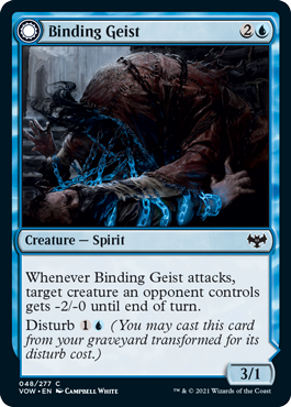 Innistrad: Crimson Vow 048/277 Binding Geist//Spectral Binding