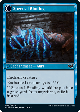 Innistrad: Crimson Vow 048/277 Binding Geist//Spectral Binding