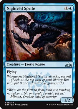 Guilds of Ravnica 048/259 Nightveil Sprite