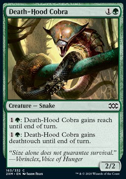 Double Masters 163/332 Death-Hood Cobra (Foil)