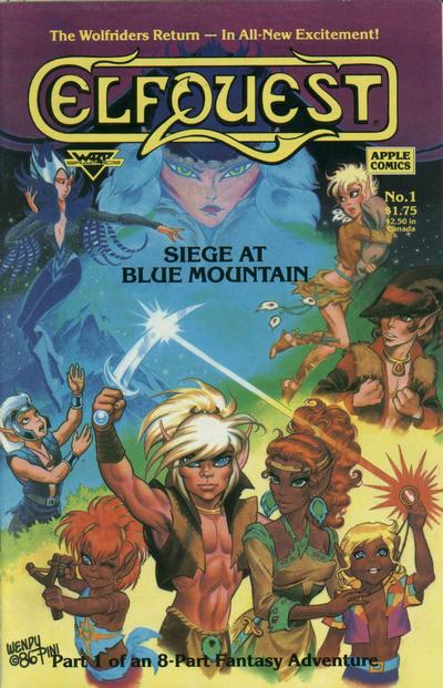 Elfquest Siege at Blue Mountain #1 Apple Comics (1987)